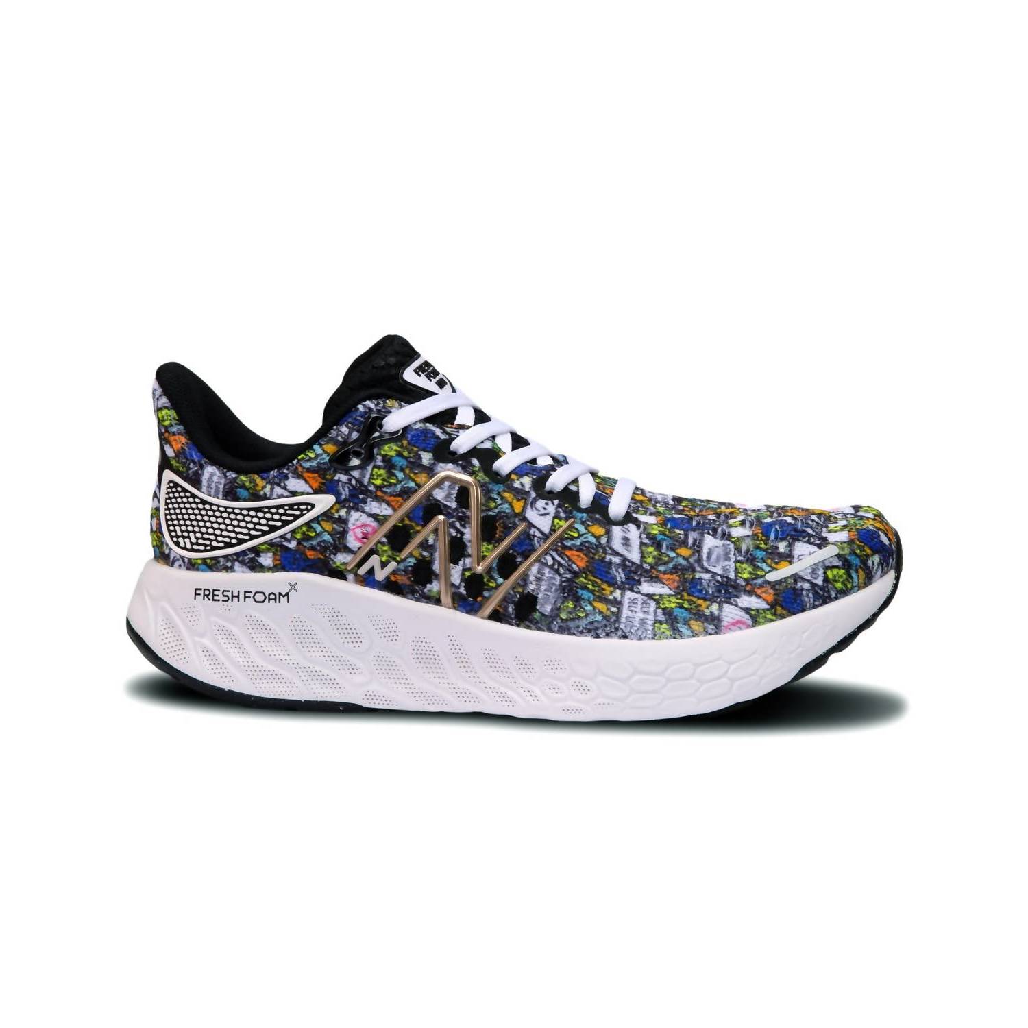 New New Balance Women's Fresh Foam X 1080v12 Shoes In Black/Graphic